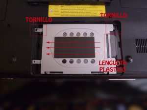 Imagen 7 de Cambiar un disco duro (HDD) dañado a un disco SSD en un portátil